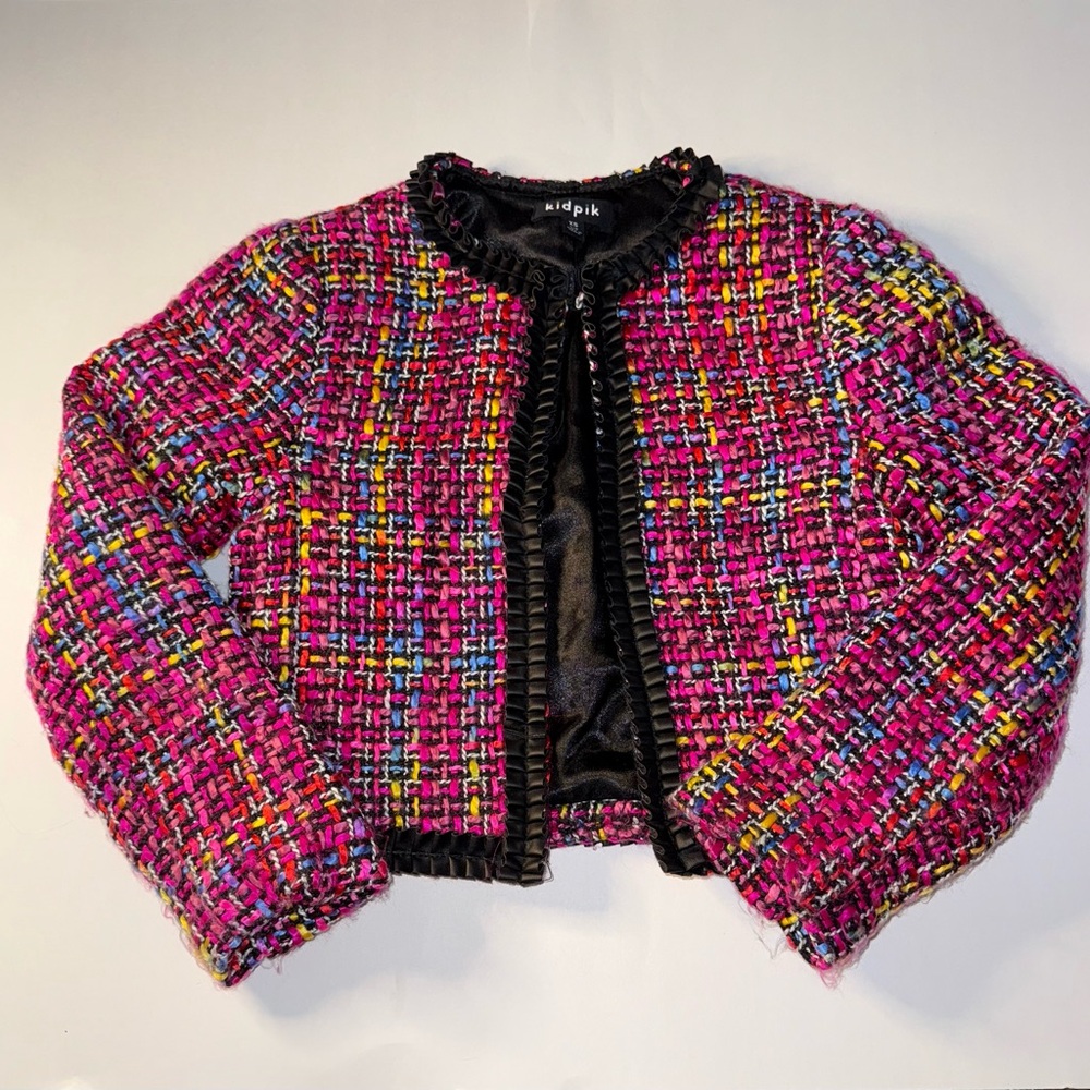 Kidpik Multicolor Tweed Jacket